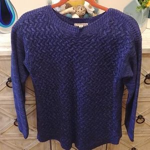 Women's navy blue sweater. Soft and cozy!